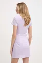 Льняна сукня Armani Exchange Основний матеріал: 55% Льон, 45% Віскоза Підкладка: 100% Поліестер
