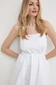 biały Armani Exchange sukienka bawełniana