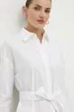 bijela Pamučna haljina Armani Exchange