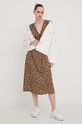 Billabong sukienka ABJWD00593 brązowy SS24
