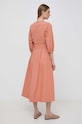 Îmbrăcăminte Twinset rochie din bumbac 241TT2051 portocaliu