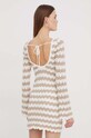 Îmbrăcăminte Hollister Co. rochie din bumbac KI359.4078.102 bej