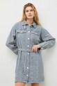 Gestuz rochie din denim albastru 10908695