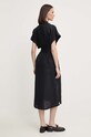 Одяг Льняна сукня United Colors of Benetton 4AGHDV08R чорний