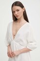 Îmbrăcăminte United Colors of Benetton rochie din bumbac 4XEA5V01N bej