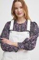 Pepe Jeans sukienka jeansowa VESTA ANGLAISE biały PL953519