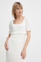Φόρεμα από λινό μείγμα Pepe Jeans GOLDIE DRESS GOLDIE DRESS λευκό PL953525
