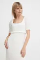 λευκό Φόρεμα από λινό μείγμα Pepe Jeans GOLDIE DRESS