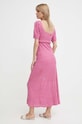 Ρούχα Φόρεμα από λινό μείγμα Pepe Jeans GOLDIE DRESS GOLDIE DRESS PL953525 ροζ