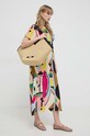 Weekend Max Mara sukienka jedwabna 2415221122600 multicolor SS24