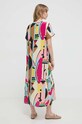 Odzież Weekend Max Mara sukienka jedwabna 2415221122600 multicolor