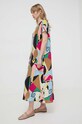 Weekend Max Mara sukienka jedwabna multicolor 2415221122600