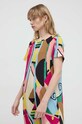 Weekend Max Mara sukienka jedwabna 2415221122600 multicolor