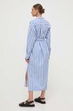 Odzież Weekend Max Mara sukienka bawełniana 2415221142600 niebieski