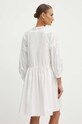 Odzież Weekend Max Mara sukienka bawełniana 2415221182600 biały