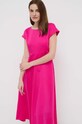 Weekend Max Mara vestito con aggiunta di lino 2415221242600 rosa SS24