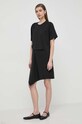 Weekend Max Mara rochie din bumbac 2415621012600 negru SS24