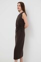 Φόρεμα Weekend Max Mara 2415621032600 καφέ SS24