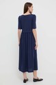 Odzież Weekend Max Mara sukienka bawełniana 2415621062600 granatowy