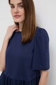 Weekend Max Mara sukienka bawełniana 2415621062600 granatowy