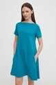 United Colors of Benetton vestito 3Z1RDV01E turchese SS25