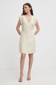 Сукня United Colors of Benetton 46M4DV08O бежевий SS24
