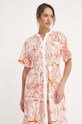 Φόρεμα United Colors of Benetton 4LMADV08C πορτοκαλί SS24