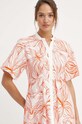 Рокля United Colors of Benetton 4LMADV08C оранжев
