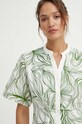 United Colors of Benetton sukienka 4LMADV08C zielony