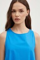 Памучна рокля United Colors of Benetton 464KDV04X син
