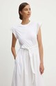 Φόρεμα United Colors of Benetton 49HSDV095 λευκό SS24