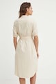 Odzież United Colors of Benetton sukienka 44KXDV07L beżowy