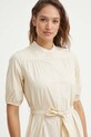 United Colors of Benetton sukienka beżowy 44KXDV07L