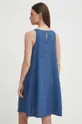 Λινό φόρεμα United Colors of Benetton 100% Λινάρι