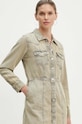 Levi's rochie din denim bej A7592