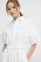 bela Bombažna obleka Polo Ralph Lauren