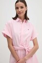 Бавовняна сукня Polo Ralph Lauren 211935153 рожевий