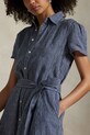 Ленена рокля Polo Ralph Lauren син 211935154