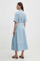 Джинсовое платье Polo Ralph Lauren 211935155 голубой SS24