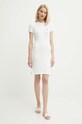 Βαμβακερό φόρεμα Polo Ralph Lauren 211943139 λευκό SS24