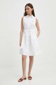 Хлопковое платье Polo Ralph Lauren 211943505 белый SS24