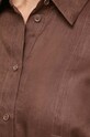 Льняное платье Max Mara Leisure 2416221028600 коричневый