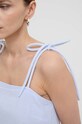 Max Mara Leisure sukienka bawełniana 2416221058600 niebieski