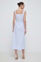 Îmbrăcăminte Max Mara Leisure rochie din bumbac 2416221068600 albastru
