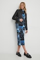 Šaty Desigual LOS ANGELES 24SWVK39 námořnická modř SS24