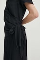 Sisley rochie din in 40BRLV05L negru