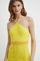 Patrizia Pepe rochie din in galben 2A2729.A268