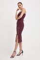 Patrizia Pepe rochie 2A2719.A425 burgundia AA00