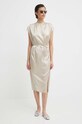 Платье Calvin Klein K20K206676 бежевый SS24