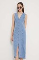 Дънкова рокля Abercrombie & Fitch KI159.4048.278 син SS24